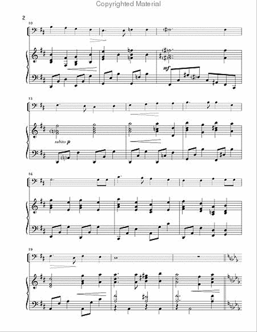 Beneath the Cross Piano scores gallery preview page 2