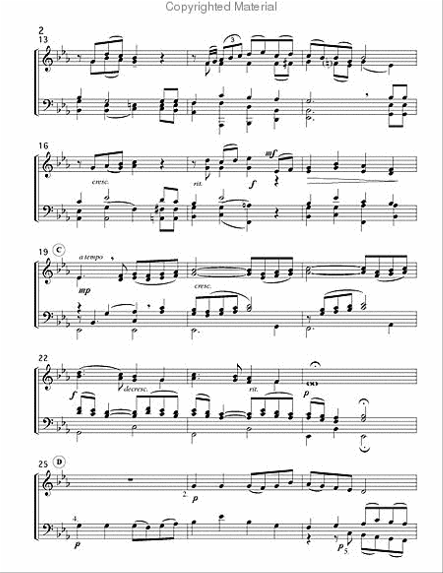 Savior, Like a Shepherd Lead Us Brass Quintet scores gallery preview page 3