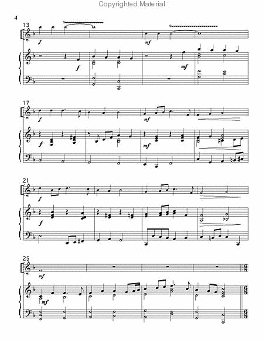 Hark! the Herald Angels Sing Handbell scores gallery preview page 3