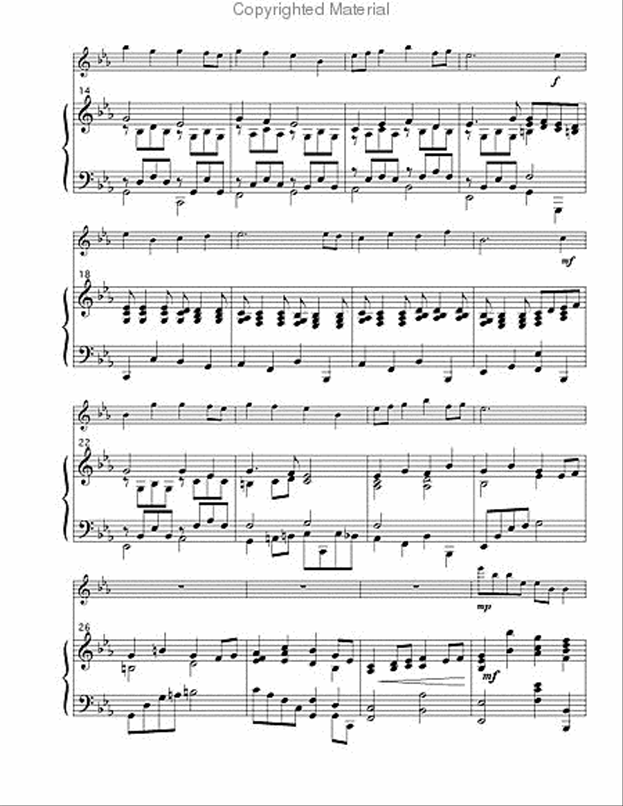 This Is My Father's World Piano Accompaniment scores gallery preview page 3