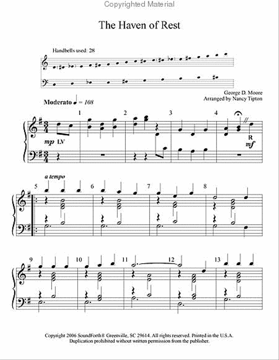 Five Easy Songs of Heaven 3-Octaves scores gallery preview page 3