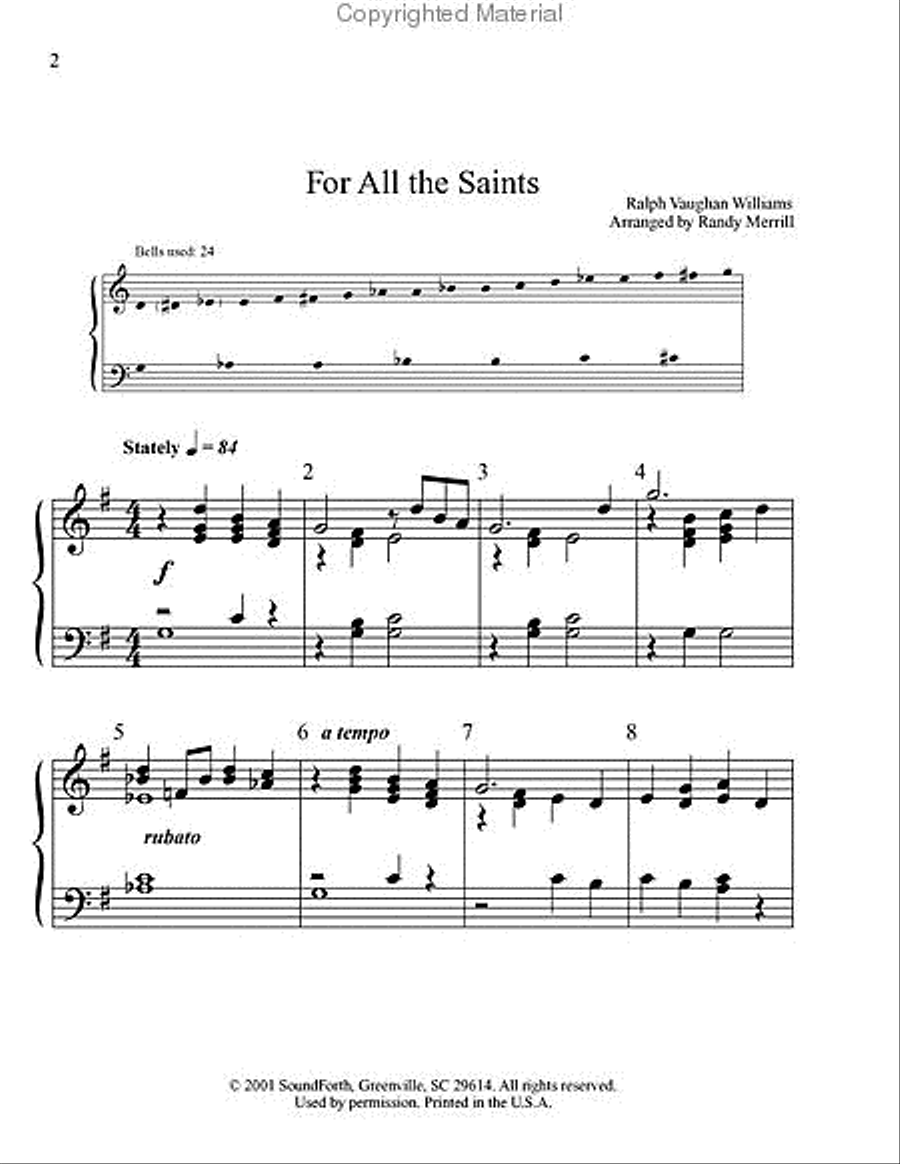 For All the Saints 2-Octaves scores gallery preview page 2