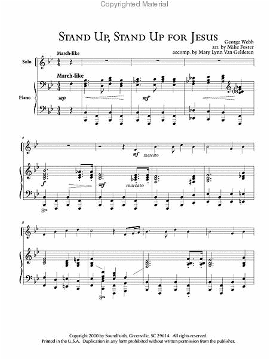 Come, Thou Fount - Trumpet Solo Trumpet Solo scores gallery preview page 2