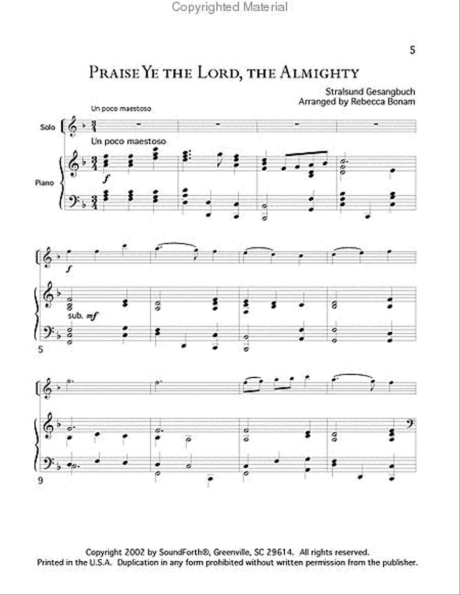 Instruments of Glory, Vol. 2 - Flute Flute Solo scores gallery preview page 4