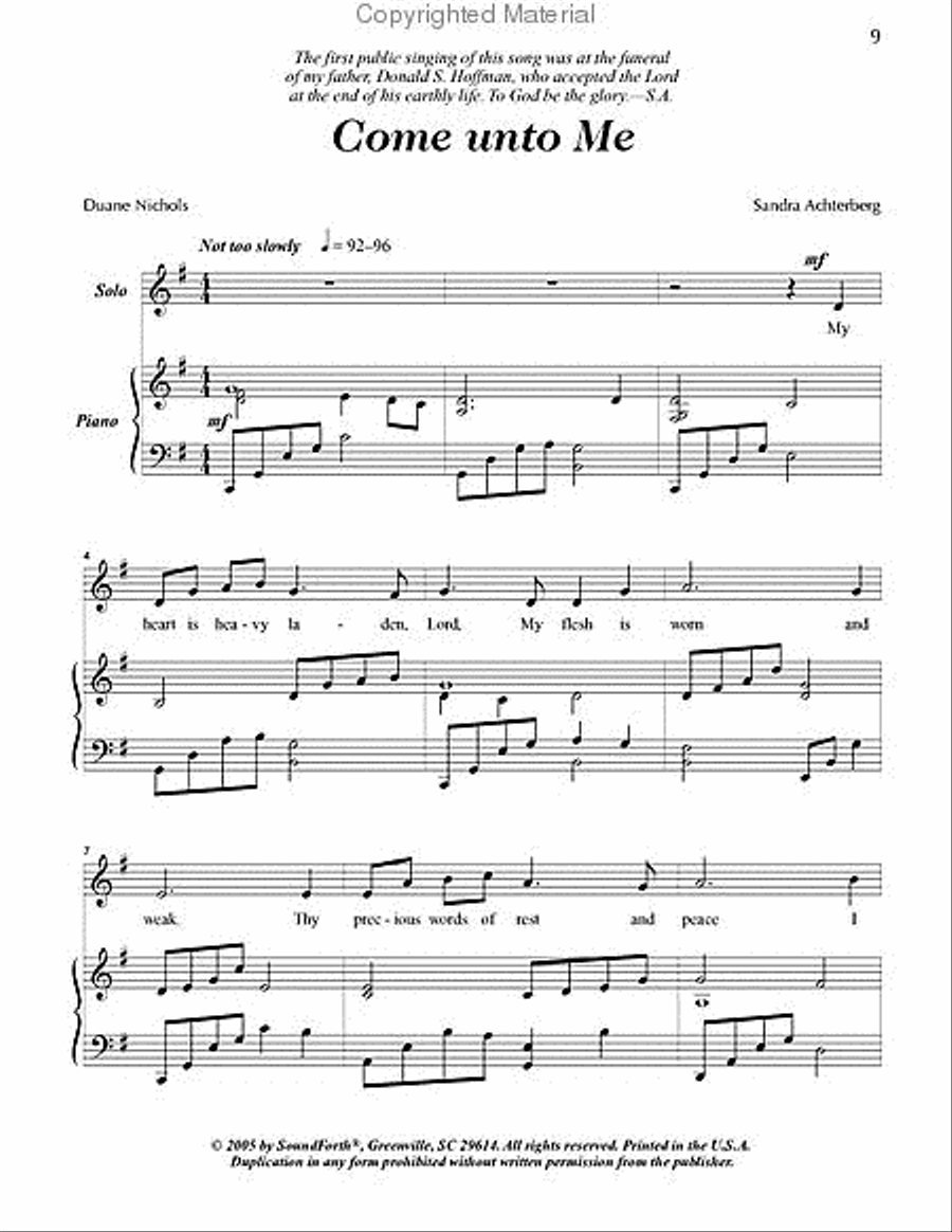 Day by Day Medium Voice scores gallery preview page 4
