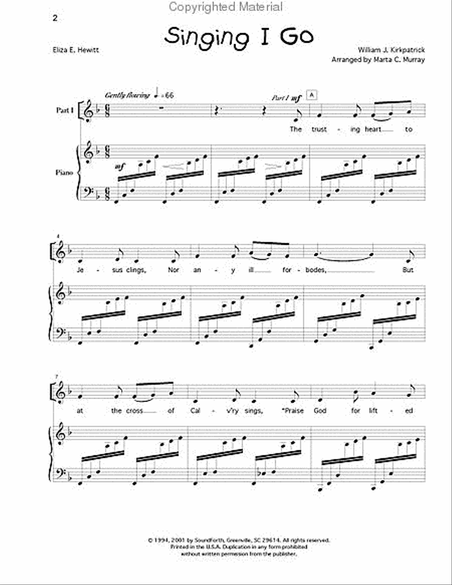 Jesus Loves Even Me 2-Part scores gallery preview page 2