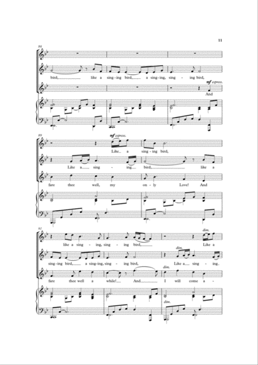 Like a Singing Bird Like a Singing Bird SSA scores gallery preview page 3