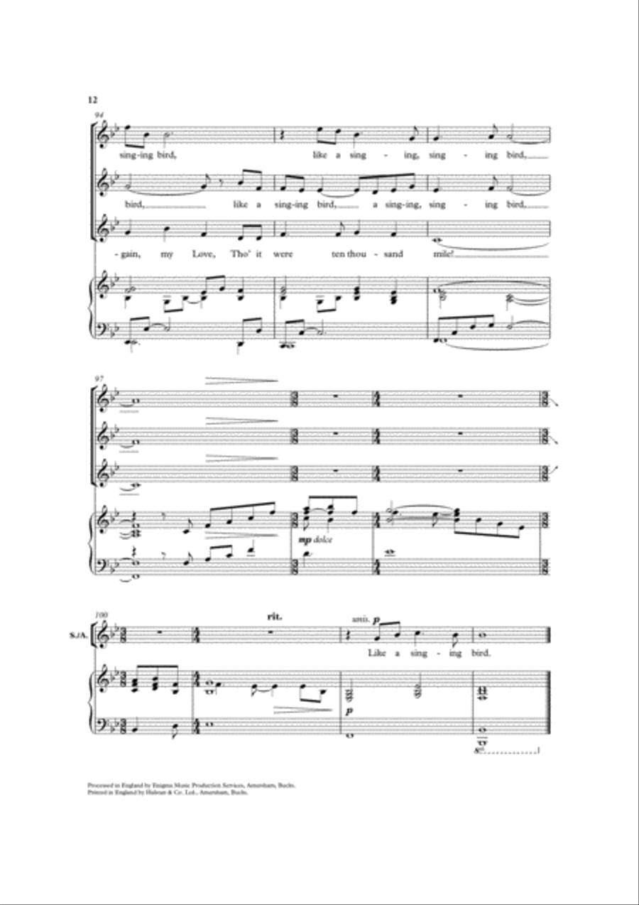 Like a Singing Bird Like a Singing Bird SSA scores gallery preview page 4