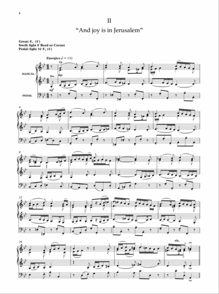 Variations on a theme of Samuel Scheidt: Puer Natus in Bethlehem Organ Solo scores gallery preview page 3