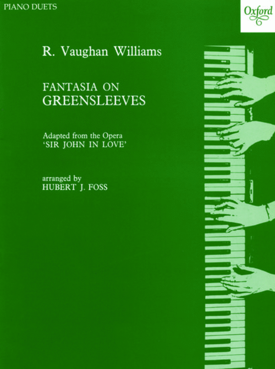 Fantasia on Greensleeves Piano Duet scores gallery preview page 1