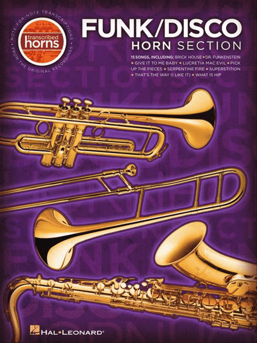 Funk/Disco Horn Section Saxophone scores gallery preview page 2