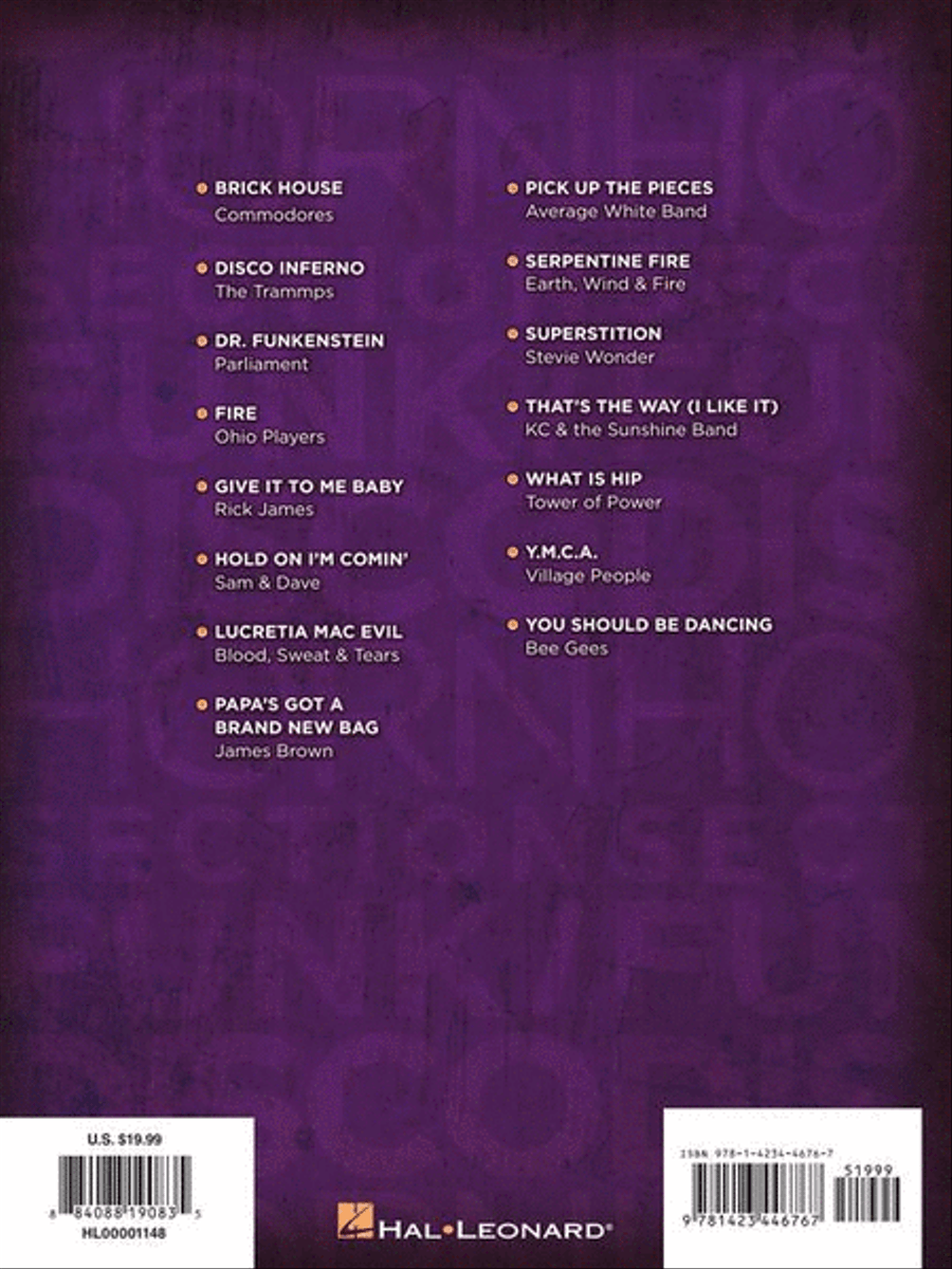 Funk/Disco Horn Section Saxophone scores gallery preview page 8