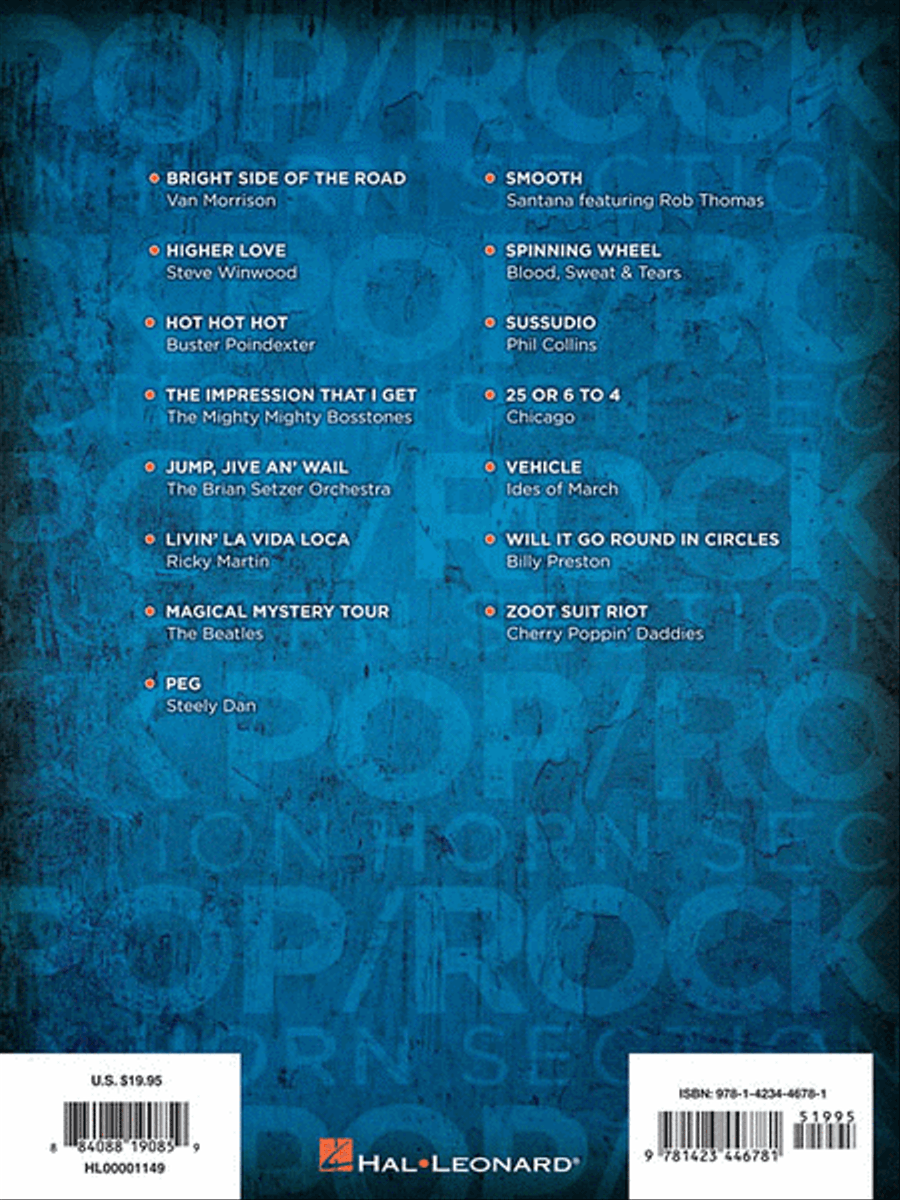 Pop/Rock Horn Section Saxophone scores gallery preview page 3