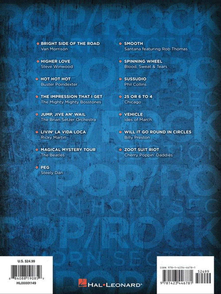 Pop/Rock Horn Section Saxophone scores gallery preview page 8