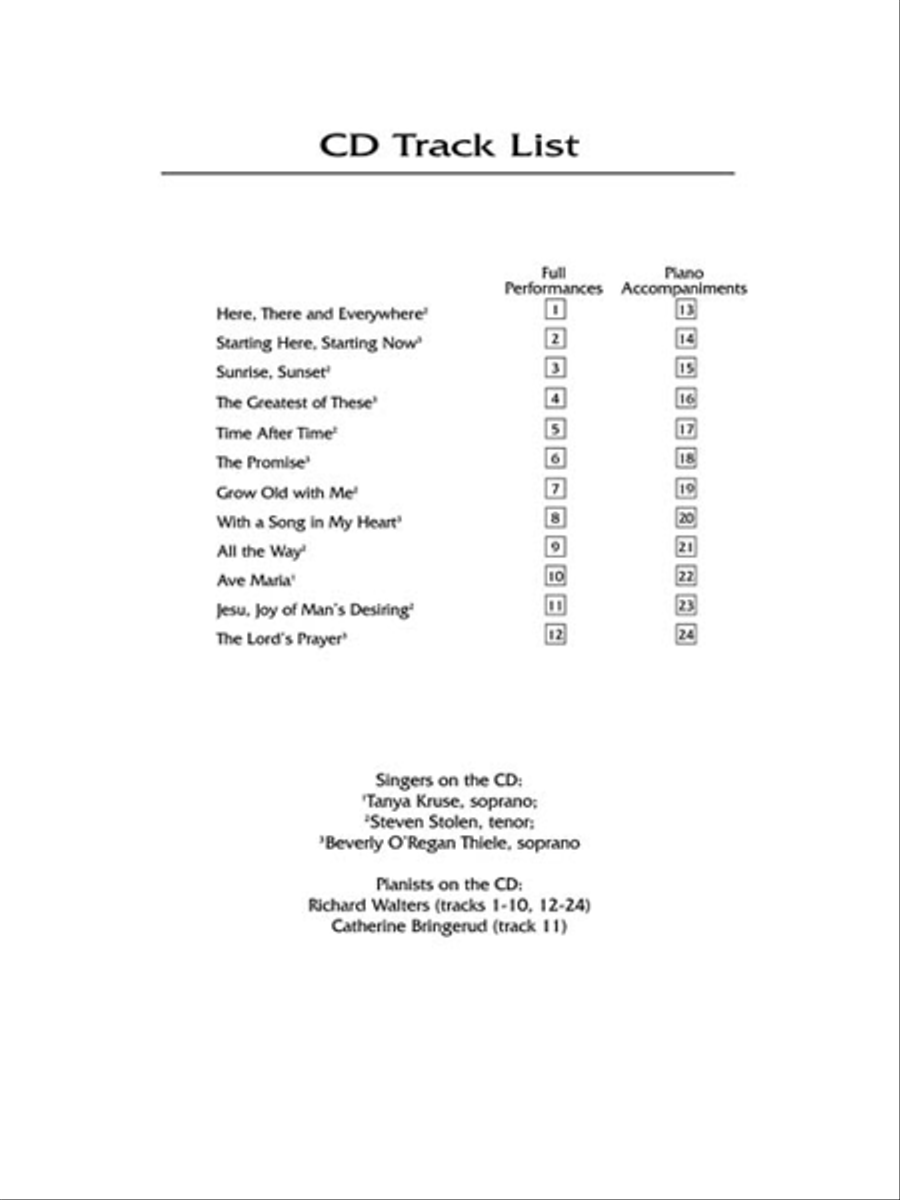 12 Wedding Solos Voice scores gallery preview page 2
