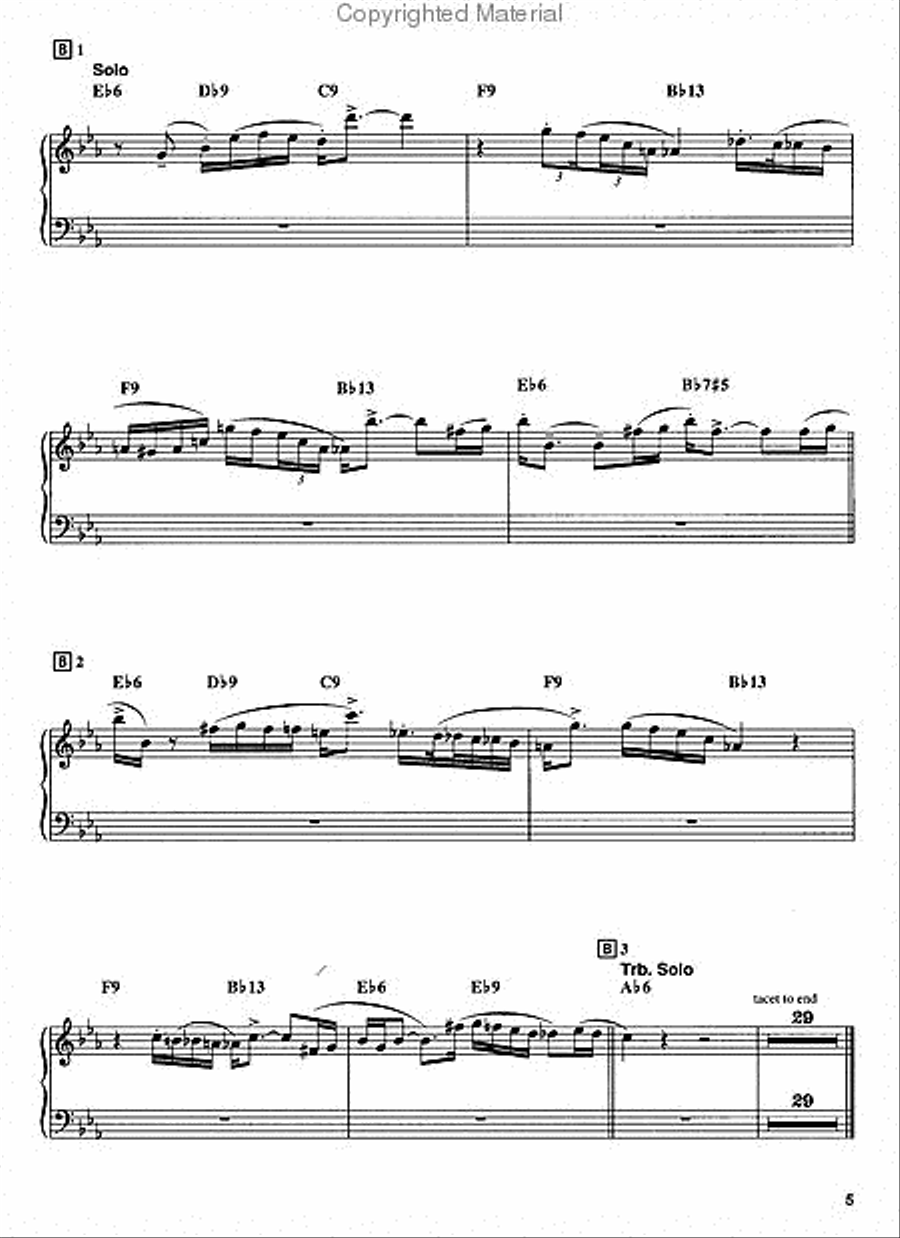 Jazz Standards Piano scores gallery preview page 3