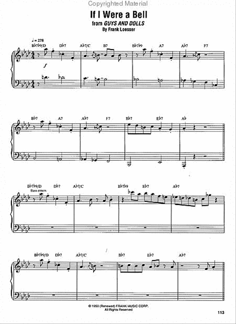 Jazz Standards Piano scores gallery preview page 5