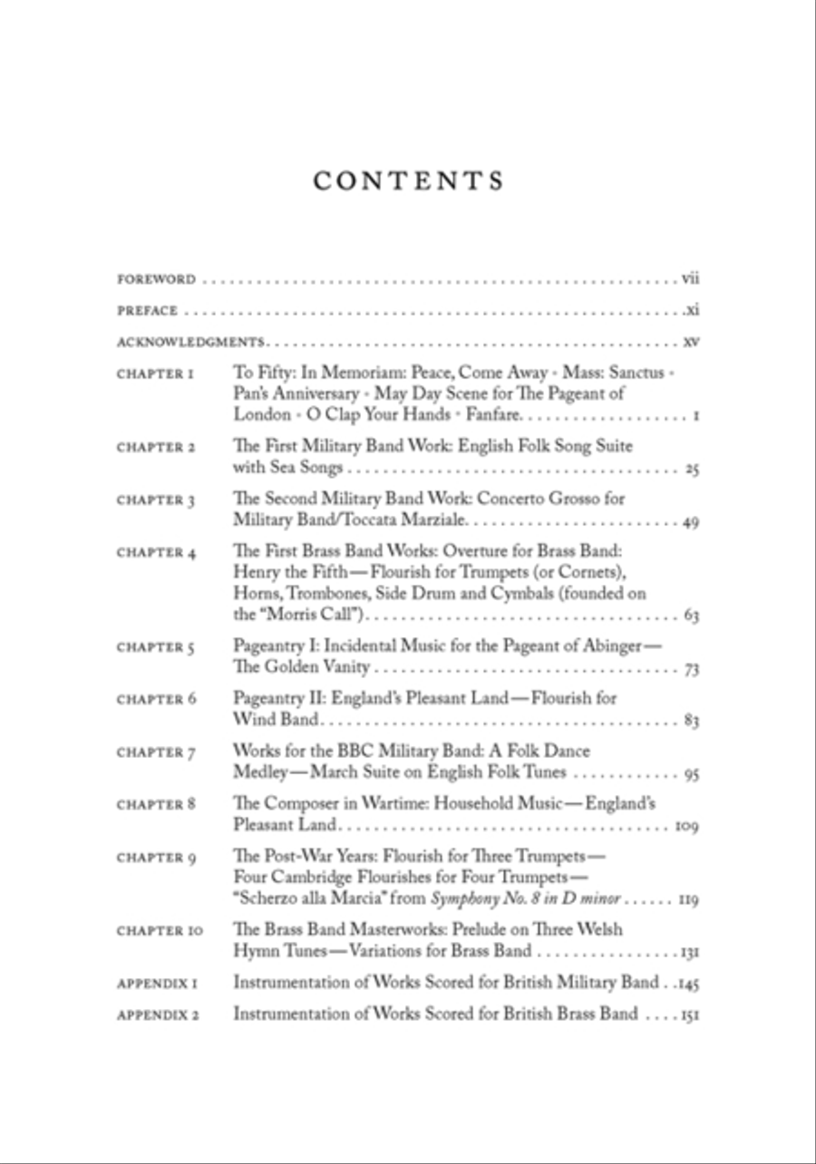 Ralph Vaughan Williams' Wind Works Woodwind Ensemble scores gallery preview page 2