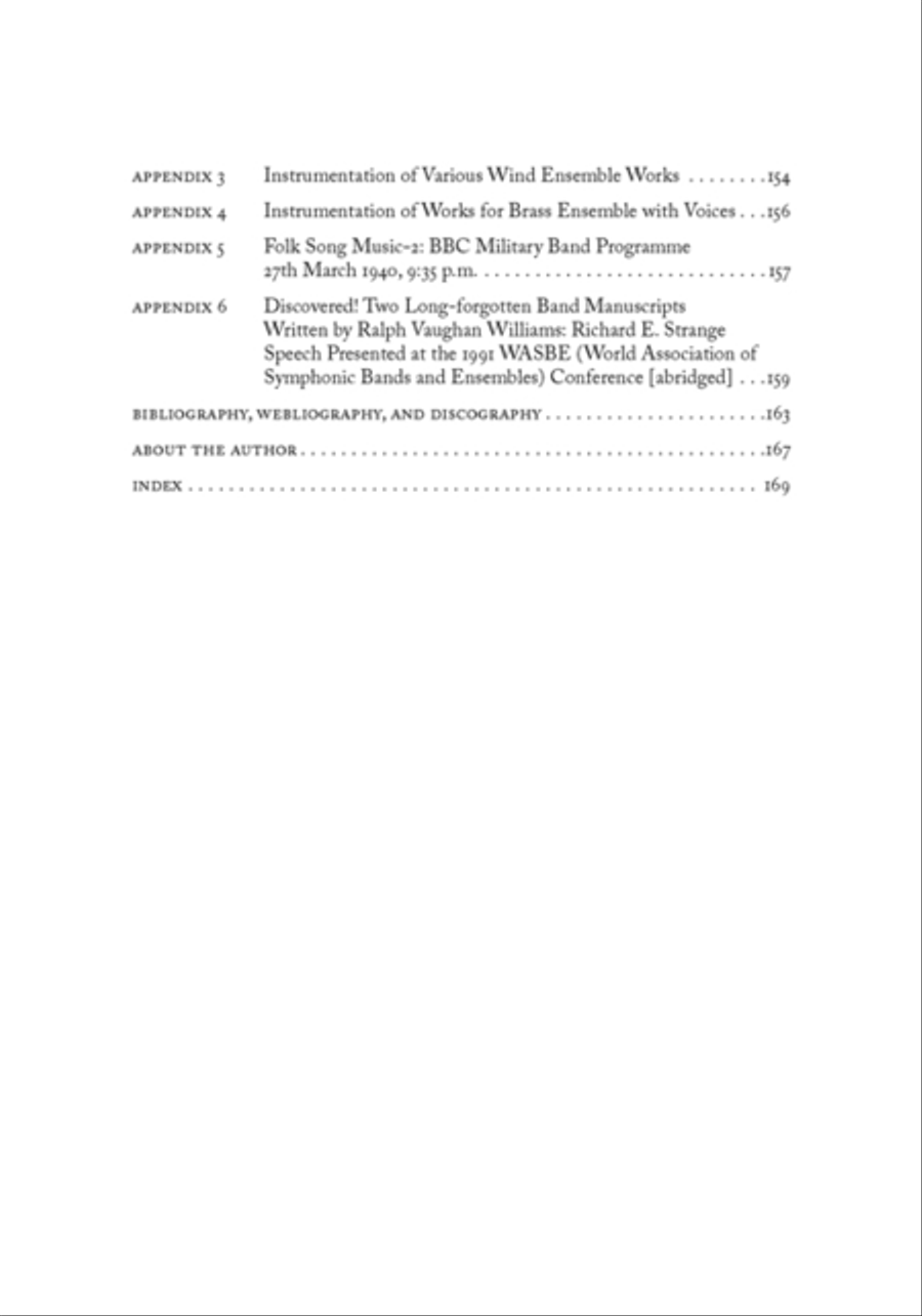 Ralph Vaughan Williams' Wind Works Woodwind Ensemble scores gallery preview page 3