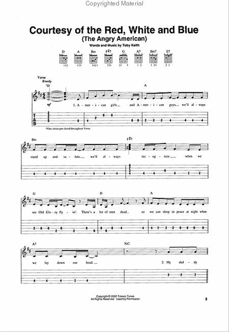 Selections from Toby Keith - 35 Biggest Hits Electric Guitar scores gallery preview page 2