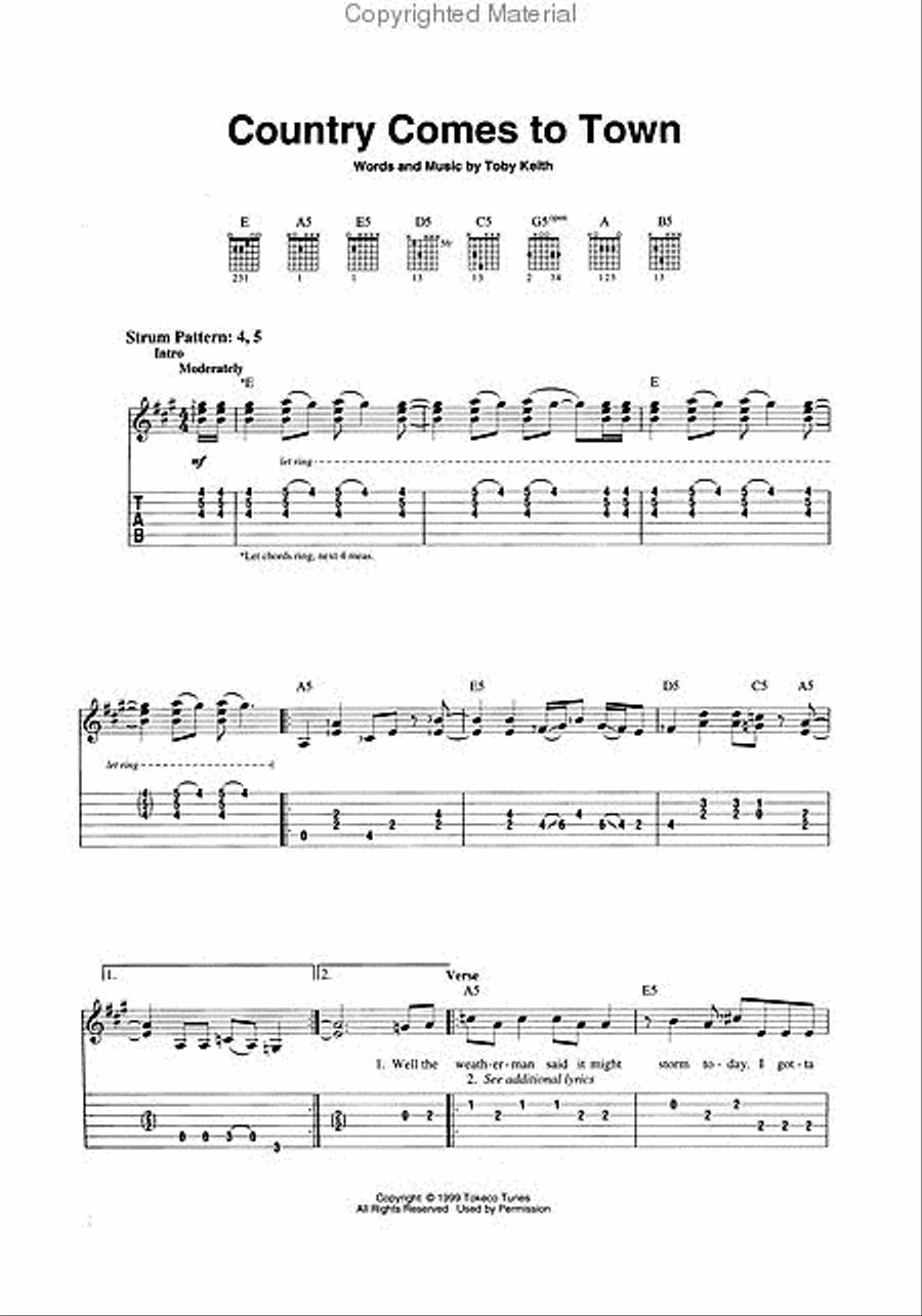 Selections from Toby Keith - 35 Biggest Hits Electric Guitar scores gallery preview page 3