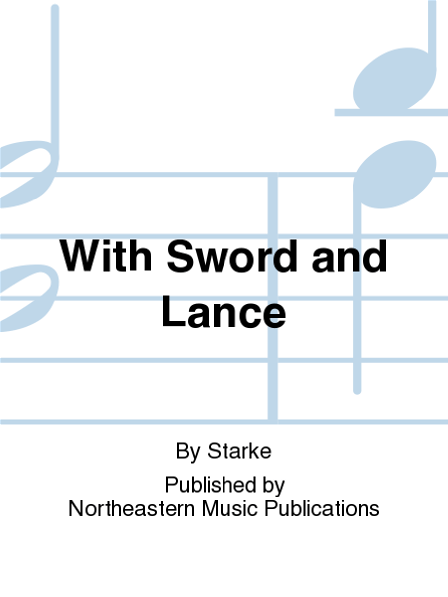 With Sword and Lance Concert Band scores gallery preview page 1