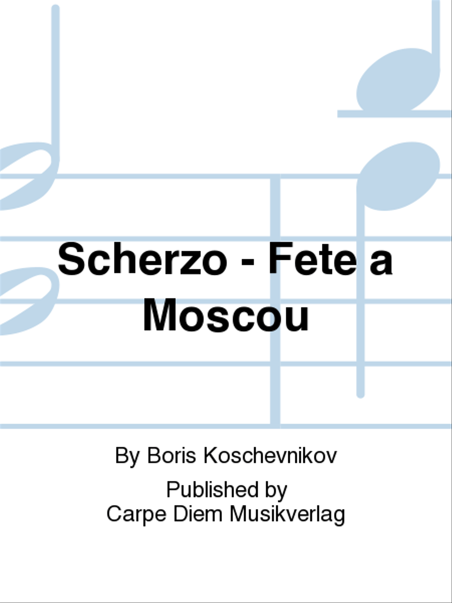 Scherzo - Fete a Moscou Concert Band scores gallery preview page 1