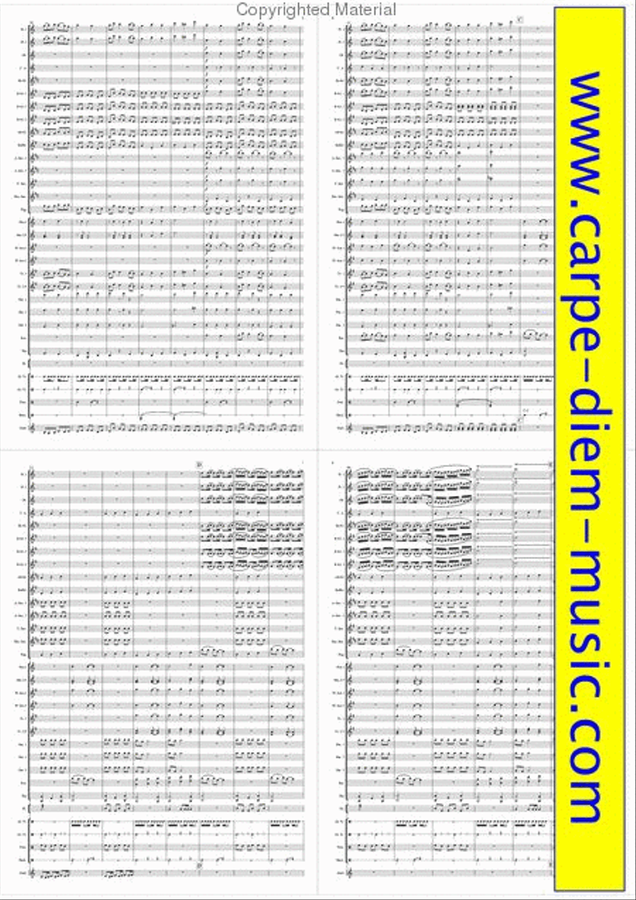 Three Times Blood Three Times Blood Concert Band scores gallery preview page 3