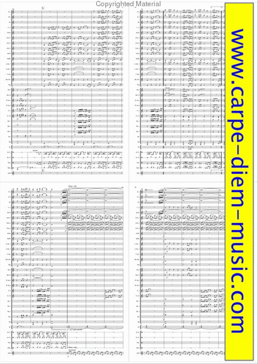 Three Times Blood Three Times Blood Concert Band scores gallery preview page 6