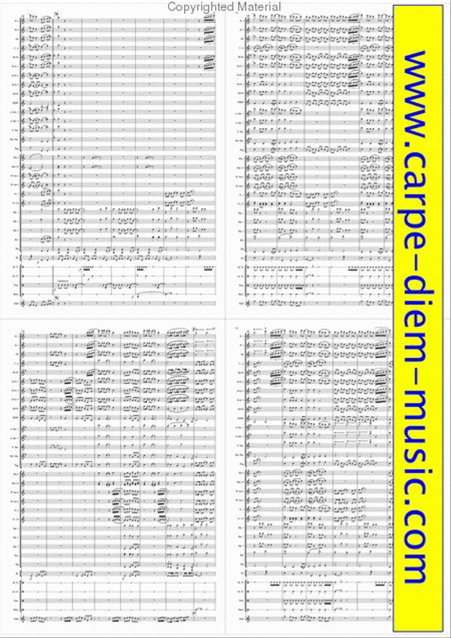 Three Times Blood Three Times Blood Concert Band scores gallery preview page 7
