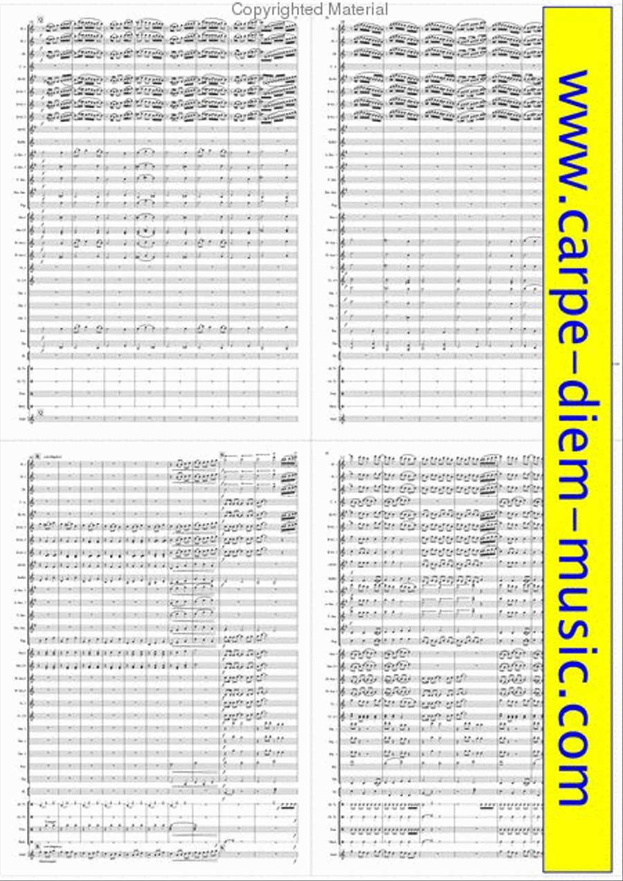 Three Times Blood Three Times Blood Concert Band scores gallery preview page 8
