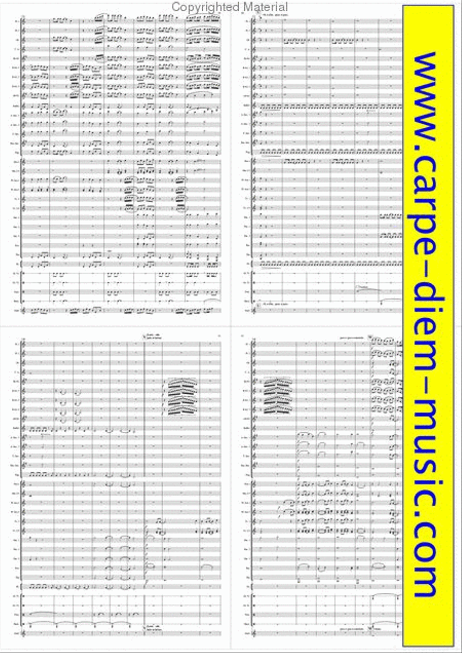 Three Times Blood Three Times Blood Concert Band scores gallery preview page 9