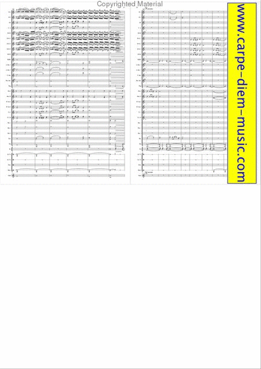 Three Times Blood Three Times Blood Concert Band scores gallery preview page 10