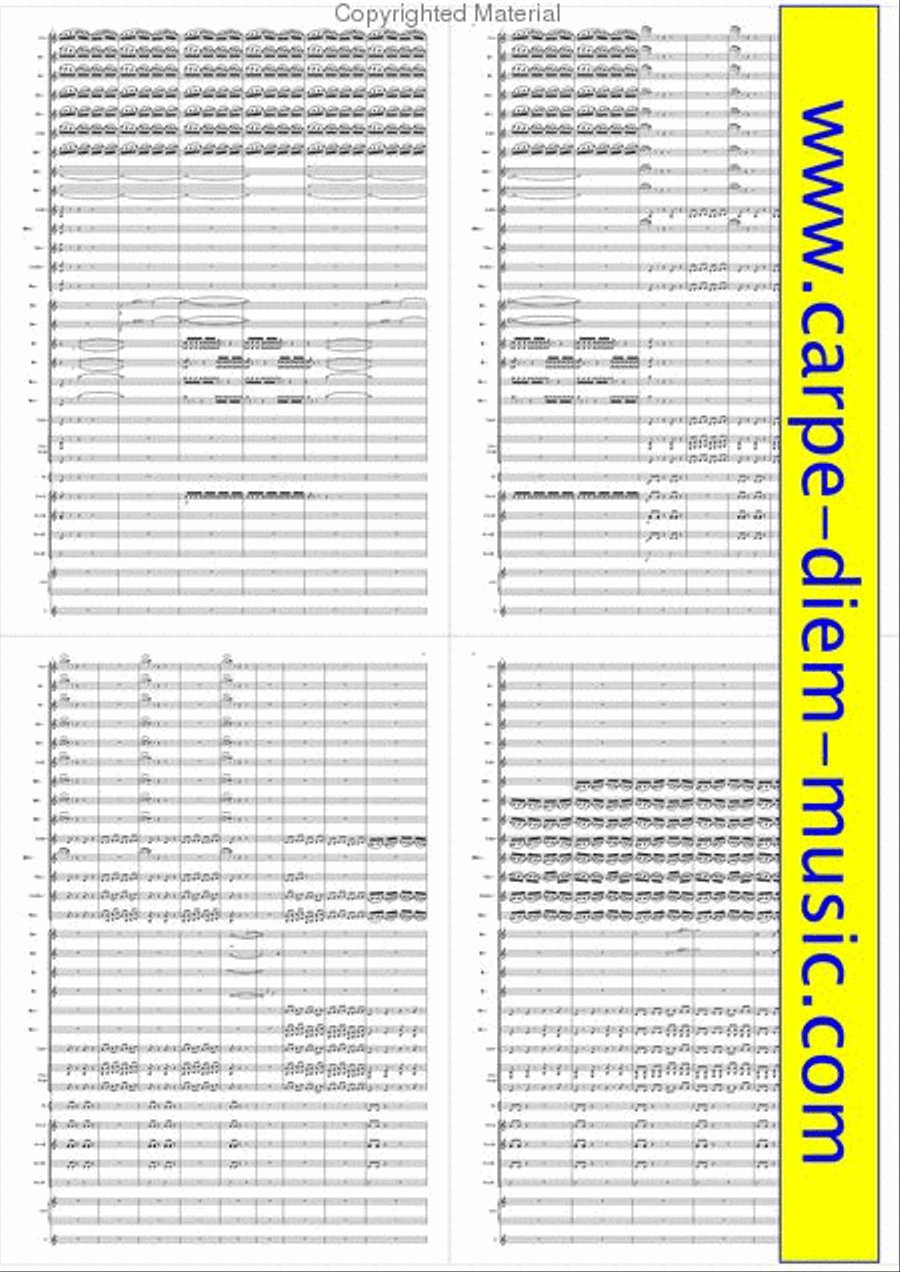 a white house game a white house game Concert Band scores gallery preview page 4