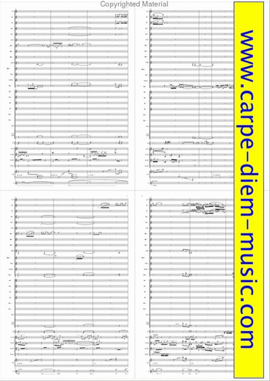 a white house game a white house game Concert Band scores gallery preview page 6