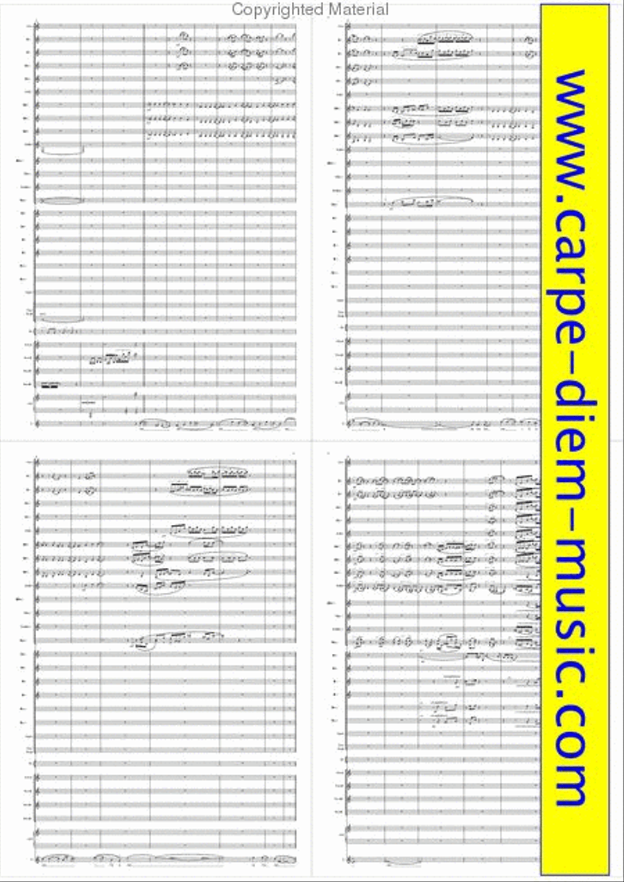 a white house game a white house game Concert Band scores gallery preview page 7