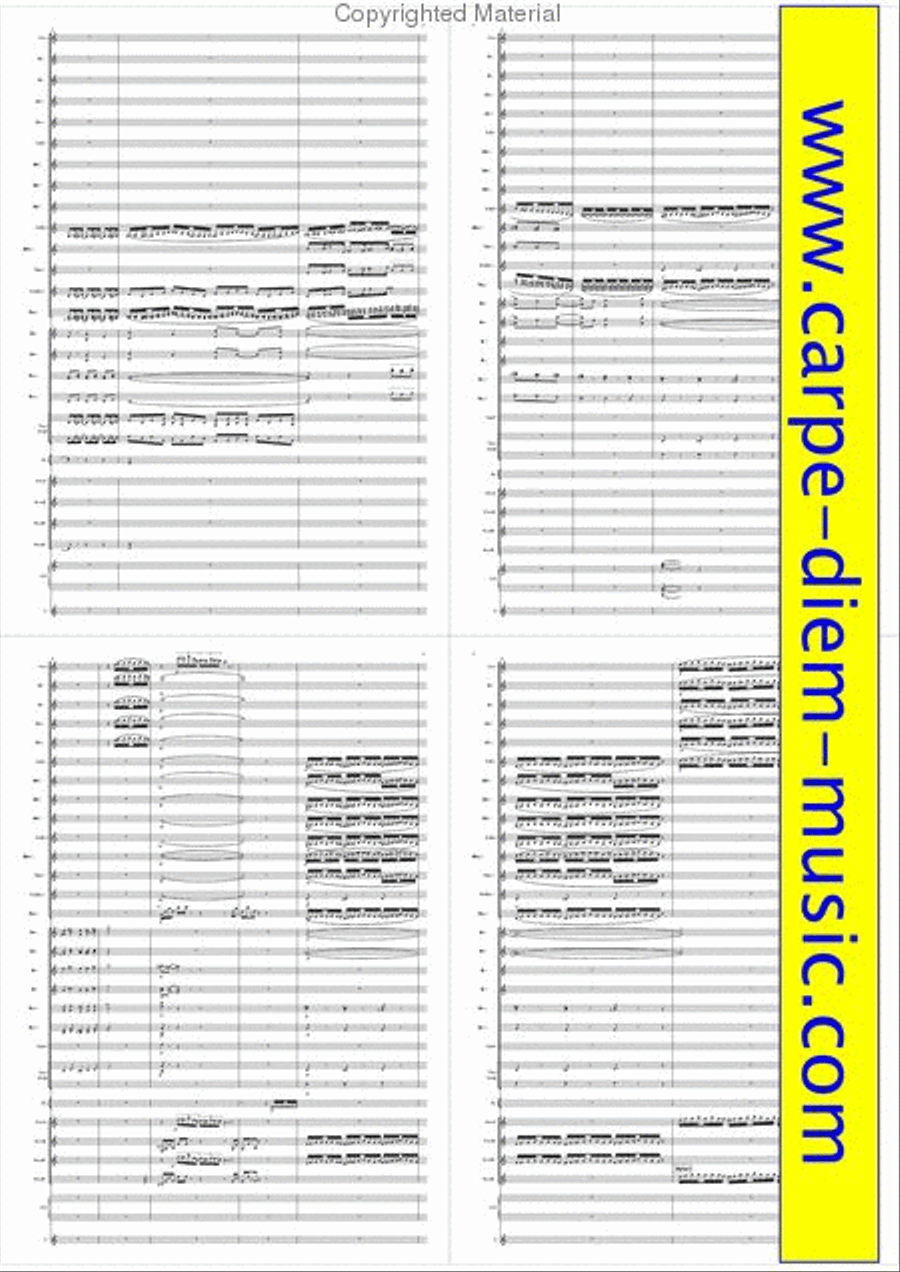 a white house game a white house game Concert Band scores gallery preview page 10
