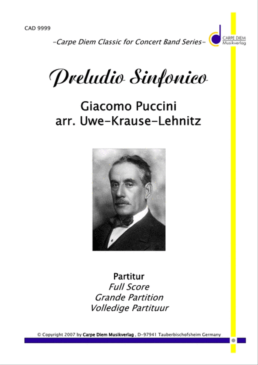 Preludio Sinfonico Concert Band scores gallery preview page 1