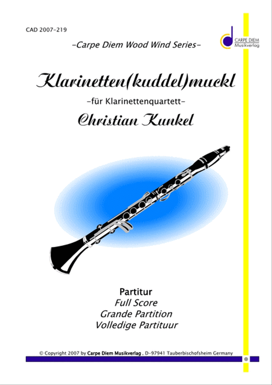 Klarinetten-Muckl Clarinet scores gallery preview page 1