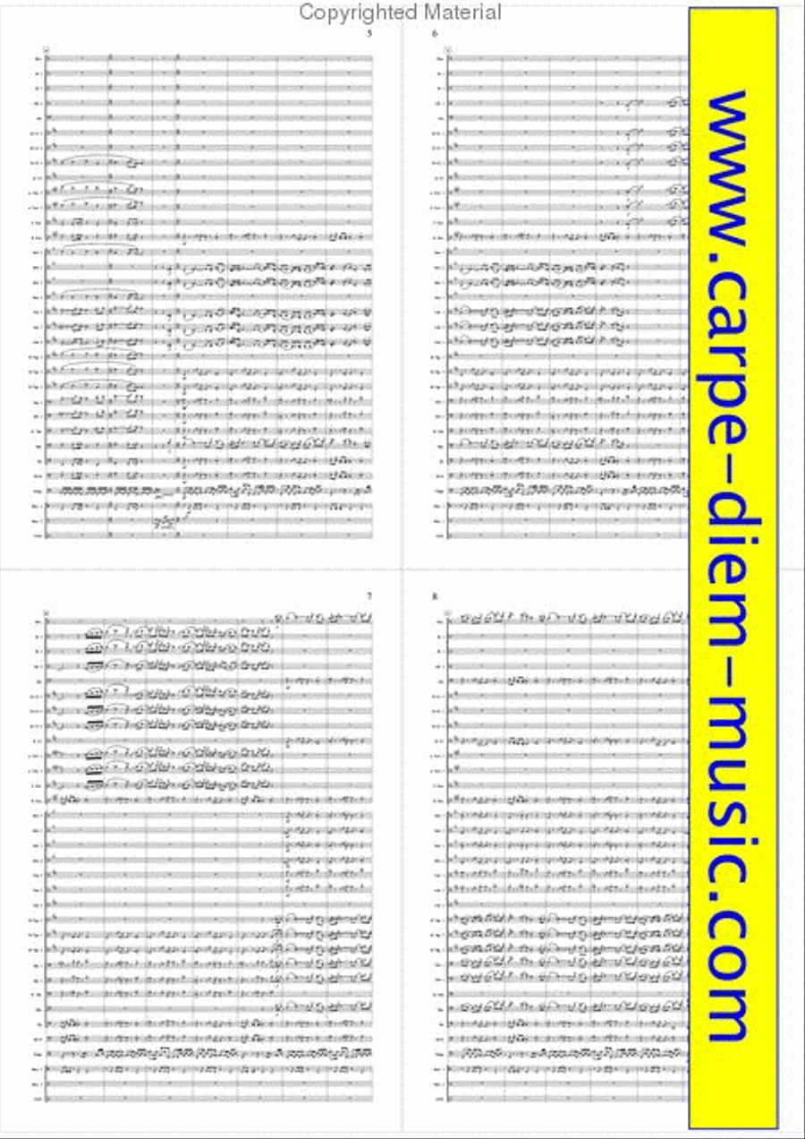 St. Pauls cathedral St. Pauls cathedral Concert Band scores gallery preview page 3