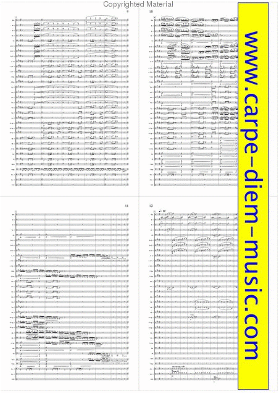 St. Pauls cathedral St. Pauls cathedral Concert Band scores gallery preview page 4