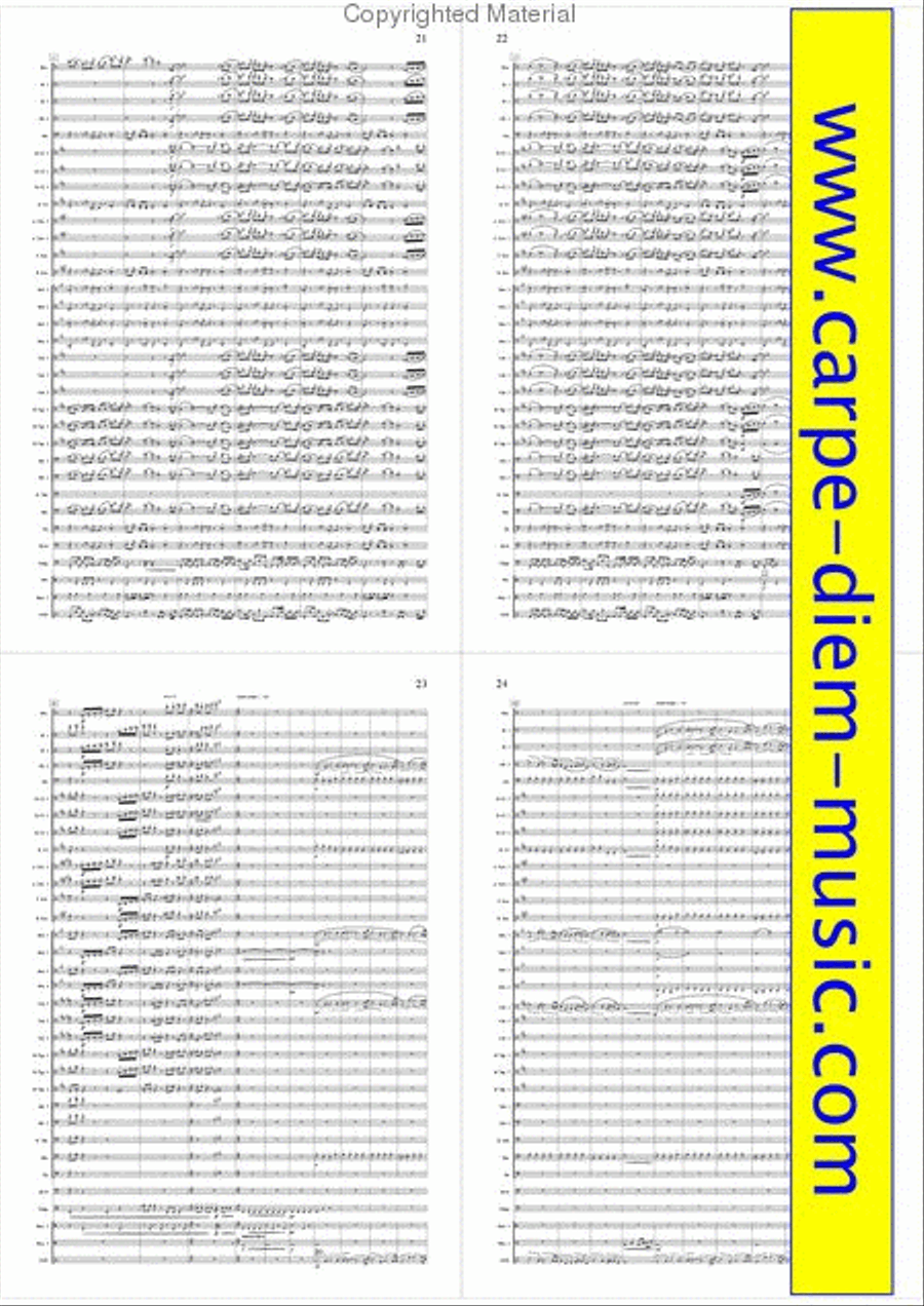 St. Pauls cathedral St. Pauls cathedral Concert Band scores gallery preview page 7