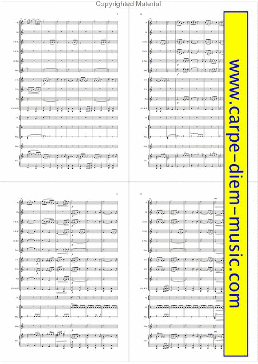 It's Showtime It's Showtime Concert Band scores gallery preview page 4