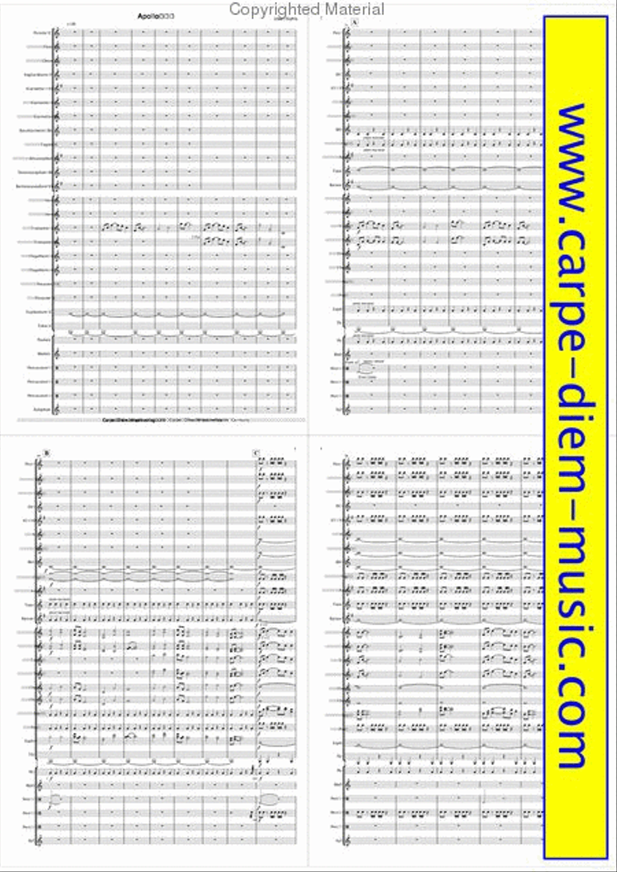 Apollo 13 Apollo 13 Concert Band scores gallery preview page 2