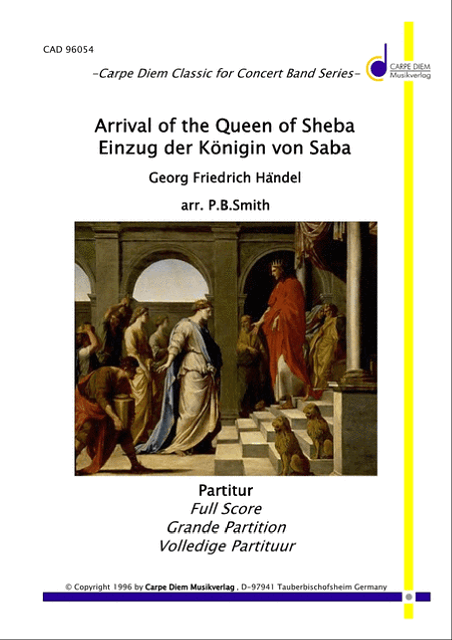 The Arrival of the Queen of Shaba Concert Band scores gallery preview page 1