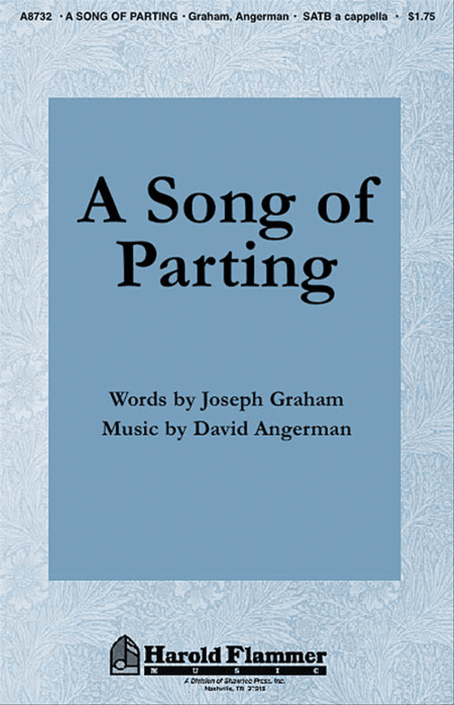 A Song of Parting A Song of Parting 4-Part scores gallery preview page 1