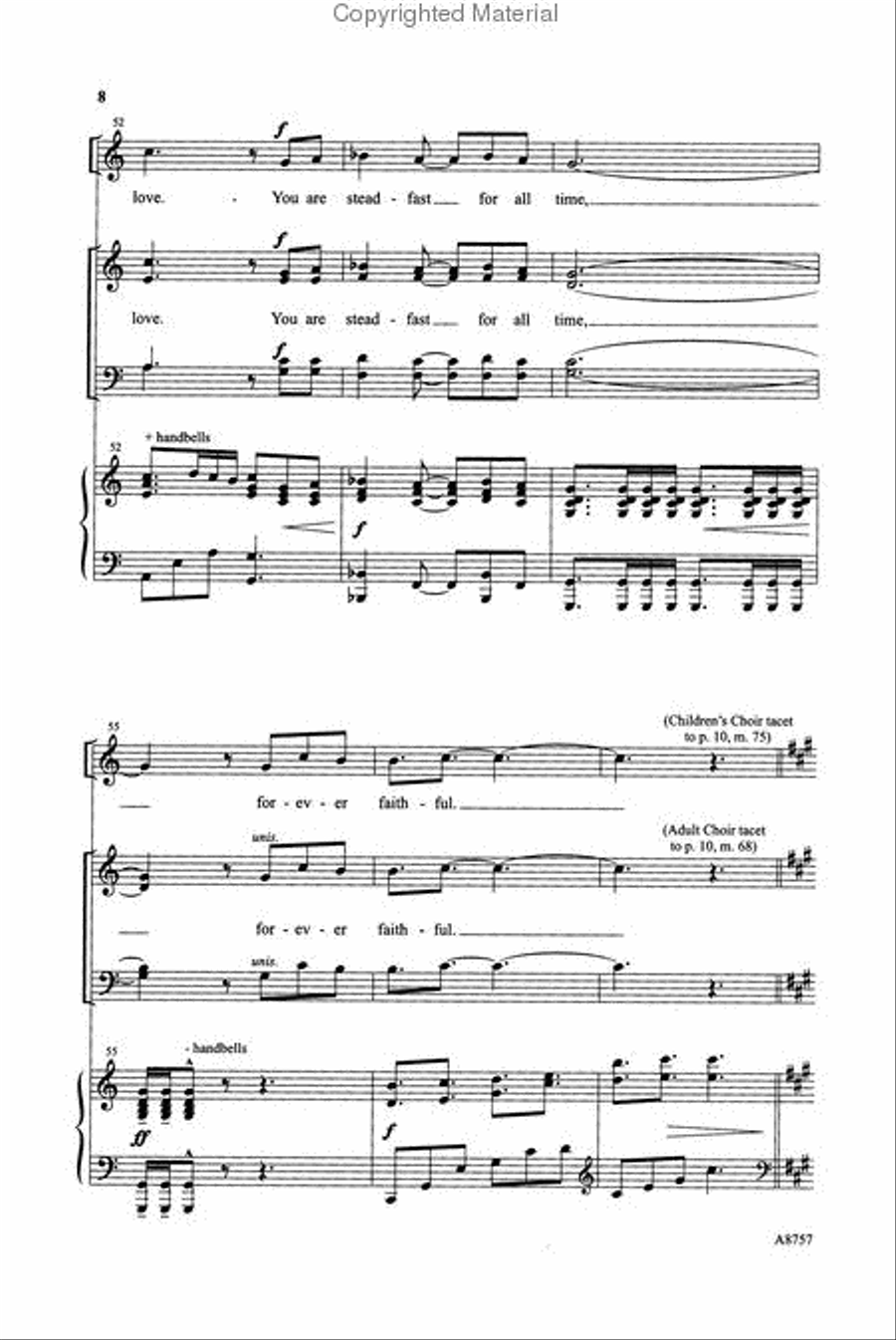Forever Faithful Forever Faithful 4-Part scores gallery preview page 3