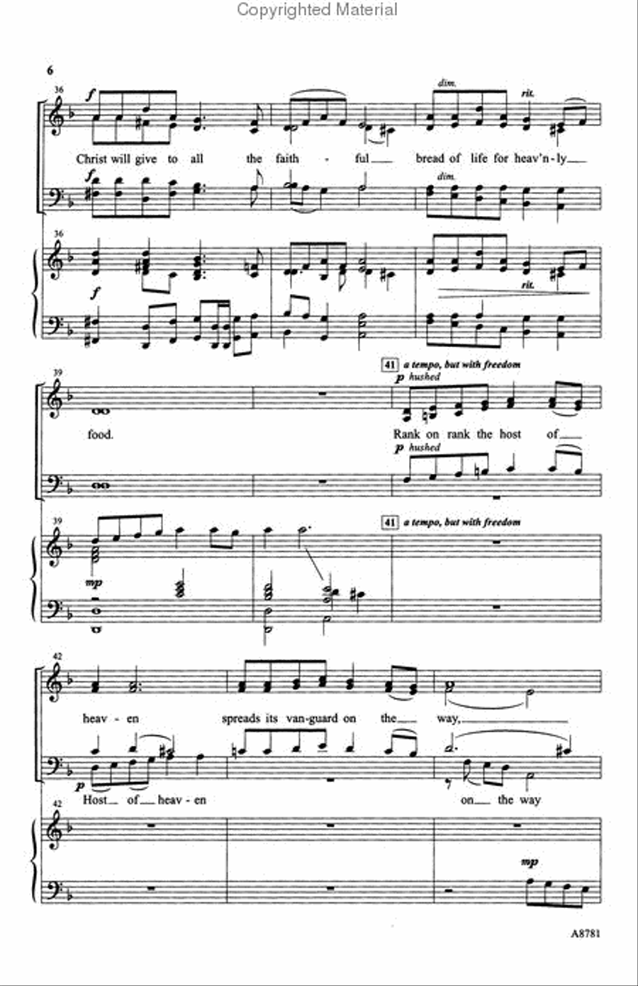 Let All Mortal Flesh Keep Silence 4-Part scores gallery preview page 3