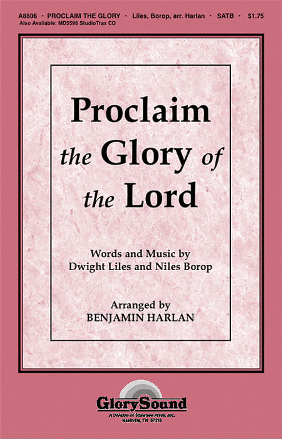 Proclaim the Glory of the Lord 4-Part scores gallery preview page 1
