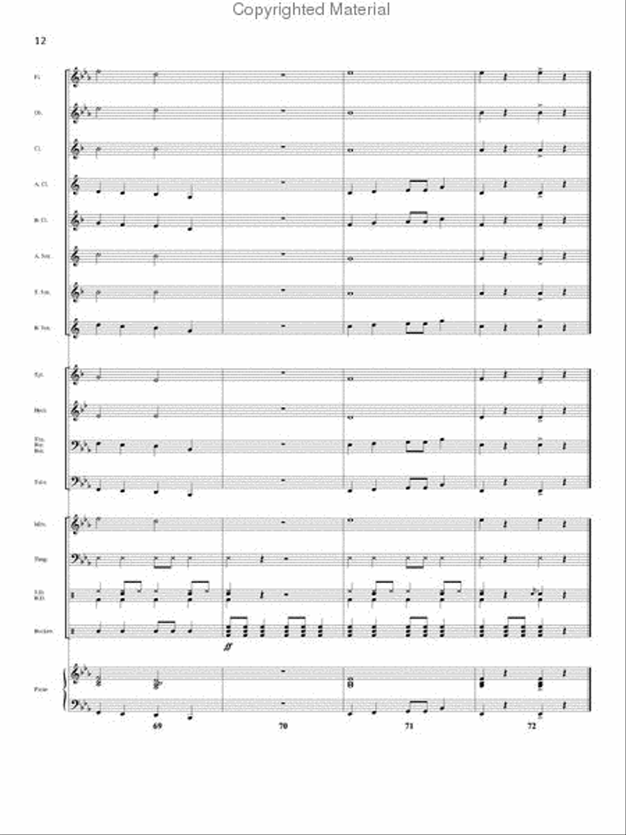 Christmas Stomp Christmas Stomp Concert Band scores gallery preview page 11